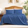 Cleva Home Sheet Set Queen Size 4Piece Bedding Lightweight Super Soft Easy Care Microfiber Shrinkage Fade Resistant Bedding Set with 14 Deep Pockets Navy Blue