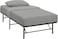 Cottingon 4 Piece Cot Mattress Sheet Set 25X75 Egyptian Cotton Soft Sheets Fits 4 to 7 Inch Deep Pocket for NarrowCamper RV Bunk Tri Fold Mattress Light Grey
