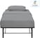 Cottingon 4 Piece Cot Mattress Sheet Set 25X75 Egyptian Cotton Soft Sheets Fits 4 to 7 Inch Deep Pocket for NarrowCamper RV Bunk Tri Fold Mattress Light Grey
