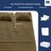 Cottingon 4 Piece Flex Head King Sheet Set Top 34 Inch Split Sheets for Sleep Number Adjustable Beds Soft Breathable 100 Egyptian Cotton Fits Upto 16 Deep Mattress 78X80 34 Taupe