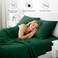 DAN RIVER Full Jersey Sheet Set 100 Cotton TShirt Soft Bed Sheets Deep Pocket Breathable AllSeason Bedding 4Piece Set Hunter Green