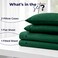 DAN RIVER Full Jersey Sheet Set 100 Cotton TShirt Soft Bed Sheets Deep Pocket Breathable AllSeason Bedding 4Piece Set Hunter Green
