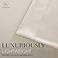 Danjor Linens Bed Sheet Set Cal King for Hot Sleepers Hotel Premium Sheets with 4 Pillowcases Lightweight Brushed Microfiber Deep Pockets Breathable Cooling 6 Piece Bedding Sets Cream