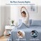 Degrees of Comfort Coolmax Cooling Bed Sheets Queen Size for Hot Sleepers Moisture Wicking Sheet Set for Night Sweats Deep Pocket Ultra Soft Cozy for All Seasons Light Blue 4 Pieces