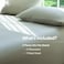 DOZ by DOZ Sheet Set 100 Viscose derived from Bamboo Organically Grown Buttery Soft Cooling Sheets High GSM Deep Pockets 3 Piece 2 Pillowcases 1 Fitted Sheet Sage King