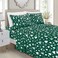 Elegant Comfort Luxury Soft Bed Sheets Holiday Pattern 1500 Premium Hotel Quality Microfiber Softness Wrinkle and Fade Resistant 6Piece Bedding Set King Hunter Green Christmas Tree