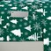 Elegant Comfort Luxury Soft Bed Sheets Holiday Pattern 1500 Premium Hotel Quality Microfiber Softness Wrinkle and Fade Resistant 6Piece Bedding Set King Hunter Green Christmas Tree