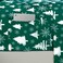 Elegant Comfort Luxury Soft Bed Sheets Holiday Pattern 1500 Premium Hotel Quality Microfiber Softness Wrinkle and Fade Resistant 6Piece Bedding Set King Hunter Green Christmas Tree