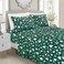 Elegant Comfort Luxury Soft Bed Sheets Holiday Pattern 1500 Premium Hotel Quality Microfiber Softness Wrinkle and Fade Resistant 6Piece Bedding Set King Hunter Green Christmas Tree