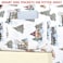 Elegant Comfort Luxury Soft Bed Sheets Holiday Pattern 1500 Premium Hotel Quality Microfiber Softness Wrinkle and Fade Resistant 6Piece Bedding Set Queen Bungalow