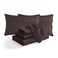 Elegant Comfort Wrinkle and Fade Resistant Coziest Bedding Set Easy All around Elastic Fitted Sheet Deep Pocket Microfiber Chocolate Brown Full