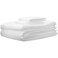 ForPro Professional ForPro Premium Disposable Sheet Set 4PC King Size Bedding for Travel Includes Bed Sheet Duvet Cover and Two Pillowcases White