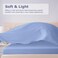 Homilay Twin Size Bed Sheet Set 3 Piece Soft Microfiber Sheets with Deep Pockets Cooling Technology and WrinkleFree Pillowcase HotelQuality Durable Bedding Chambray Blue