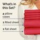 CGK Unlimited King 6 Piece Sheet Set Comfy Breathable Cooling Ultra Soft Hotel Luxury Bedding Set with 816 Inch Deep Pockets 1 Flat 1 Fitted Sheet 4 Pillowcases Cozy Wrinkle Free Easy Care Red