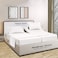 Mattress-Homes MattressHomes Split King Sheets for Adjustable Bed 5 Piece Cotton Split King Sheet Set Twin XL Fitted Sheets Deep Pocket 1518 Inch Soft Breathable Adjustable Bed Sheets White Solid