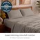 Mellanni Full Sheets Set 4 PC Iconic Collection Bedding Hotel Luxury Extra Soft Cooling Bed Sheets Wrinkle Fade Stain Resistant Full Tan