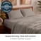 Mellanni Full Sheets Set 4 PC Iconic Collection Bedding Hotel Luxury Extra Soft Cooling Bed Sheets Wrinkle Fade Stain Resistant Full Tan