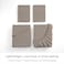 Mellanni Full Sheets Set 4 PC Iconic Collection Bedding Hotel Luxury Extra Soft Cooling Bed Sheets Wrinkle Fade Stain Resistant Full Tan