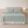 Modern Threads Soft Microfiber Solid Sheets Luxurious Microfiber Bed Sheets Includes Flat Sheet Fitted Sheet with Deep Pockets Pillowcases Smoke Twin