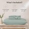 Modern Threads Soft Microfiber Solid Sheets Luxurious Microfiber Bed Sheets Includes Flat Sheet Fitted Sheet with Deep Pockets Pillowcases Smoke Twin