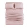 Mohap Bed Sheet Set 6 Pieces Double Brushed Microfiber 1800 Breathable All Season Luxury Soft Bedding Queen Pink