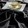 NSGZ Satin Sheets Twin XL 3 Piece Set with Fitted Flat Sheet Pillowcases Cooling Extra Soft Satin Black