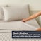 NSNLGSGC Tan Gingham Queen Sheet Set Soft Brushed Microfiber Taupe Plaid Queen Bed Sheets 4Pieces Brown Grid Sheet Set with Deep Pocket