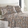 Pointehaven Heavy Weight Flannel Sheet Set Twin Snow FlakesTan Warm Cozy 100 Cotton Flannel PreShrunk 170 GSM Deep Pockets Easy Fit Elastic All AroundComfy Double Brushed