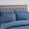 Sweet Home Queen Comforter Set 8 Piece Bed in a Bag with Bed Skirt Fitted Sheet Flat Sheet 2 Pillowcases 2 Pillow Shams Queen Denim