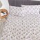 RUVANTI 100 Cotton Percale Sheets King Size Crisp Cooling Bed Sheets for Hot Sleepers Deep Pocket 16 Soft Breathable Durable HotelStyle 4 Piece Set Floral Bliss