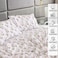 RUVANTI 100 Cotton Percale Sheets King Size Crisp Cooling Bed Sheets for Hot Sleepers Deep Pocket 16 Soft Breathable Durable HotelStyle 4 Piece Set Floral Bliss