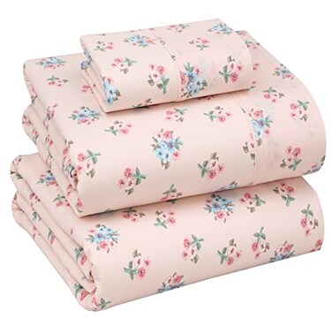 RUVANTI 100 Cotton Percale Sheets Twin XL Size Crisp Cooling Bed Sheets for Hot Sleepers Deep Pocket 16 Soft Breathable Durable HotelStyle 3 Piece Set Spring On