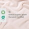 Sijo Stone Washed Organic French Linen Bed Sheet Set GOTS Best Cooling Linen Sheet Award by Sleep Foundation 3 Piece 2 Pillowcases and 1 Fitted Sheet Blush King