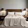 Simple&Opulence SimpleOpulence 100 Linen Sheets King Size Set 4 Pcs Natural French Linen Bed Sheets Breathable Soft Durable Bedding Set for All Season Linen King