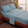 SONORO KATE Bed Sheet Set Super Soft Microfiber 1800 Series Luxury Egyptian Sheets 16Inch Deep PocketWrinkle and Hypoallergenic3 Piece Spa Blue Twin XL