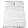 SONORO KATE Bed Sheet Set Super Soft Microfiber 1800 Series Luxury Egyptian Sheets 18Inch Deep Pocket Wrinkle and Hypoallergenic3 PieceTwin XL White