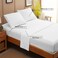 SONORO KATE Bed Sheet Set Super Soft Microfiber 1800 Series Luxury Egyptian Sheets 18Inch Deep Pocket Wrinkle and Hypoallergenic3 PieceTwin XL White