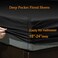 SONORO KATE Bed Sheet Set Super Soft Microfiber 1800 Series Luxury Egyptian Sheets Fit 1824 Inch Deep Pocket Mattress Wrinkle6 Piece Black California King