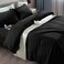 SONORO KATE Bed Sheet Set Super Soft Microfiber 1800 Series Luxury Egyptian Sheets Fit 1824 Inch Deep Pocket Mattress Wrinkle6 Piece Black California King