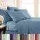 Southshore Fine Living Inc 6Piece Cal King Size Sheets Set 21Inch Deep Pocket California King Sheet Set Deep Pocket Fitted Sheet Blue Pillow Covers Pillowcases Set of 4 Coronet Blue Sheets