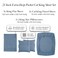 Southshore Fine Living Inc 6Piece Cal King Size Sheets Set 21Inch Deep Pocket California King Sheet Set Deep Pocket Fitted Sheet Blue Pillow Covers Pillowcases Set of 4 Coronet Blue Sheets