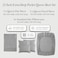 Southshore Fine Living Inc Extra Deep Pocket Queen Sheet Set Fits Up to 21 Inches 6 Piece Microfiber Bed Sheets Queen Size Pet Hair Resistant Bedding Soft Hotel Quality Microfiber Steel Grey