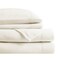 True North by Sleep Philosophy Micro Fleece Bed Sheet Set Warm Sheets with 14 Deep Pocket for Cold Season Cozy SheetSet Matching Pillow Case Full Ivory 4 Piece