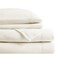 True North by Sleep Philosophy Micro Fleece Bed Sheet Set Warm Sheets with 14 Deep Pocket for Cold Season Cozy SheetSet Matching Pillow Case Full Ivory 4 Piece