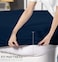 Utopia Bedding King Sheet Set Jersey Knit Sheets 4 Piece Cotton Soft TShirt Stretchy Sheets Navy