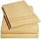 Sweet Home 1500 Supreme Collection Queen Sheet Sets Camel Luxury Hotel Bed Sheets and Pillowcase Set for Queen Mattress Extra Soft Elastic Corner Straps Deep Pocket Sheets Queen Camel
