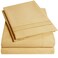Sweet Home 1500 Supreme Collection Queen Sheet Sets Camel Luxury Hotel Bed Sheets and Pillowcase Set for Queen Mattress Extra Soft Elastic Corner Straps Deep Pocket Sheets Queen Camel