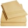 Sweet Home 1500 Supreme Collection Queen Sheet Sets Camel Luxury Hotel Bed Sheets and Pillowcase Set for Queen Mattress Extra Soft Elastic Corner Straps Deep Pocket Sheets Queen Camel