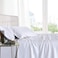 Royal Hotel Bedding 100 Natural Viscose Made from Bamboo Sheets Soft Cooling Sheets Breathable Hotel Sheet and Pillow Cases 5 Piece Set Adjustable King Size SplitKing White