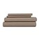 Linen Market Brushed Microfiber Twin Sheet Set 3 Piece OekoTEX Certified Ultra Soft WrinkleFree 16 Deep Pocket Sheets Easy Care Twin Size Taupe